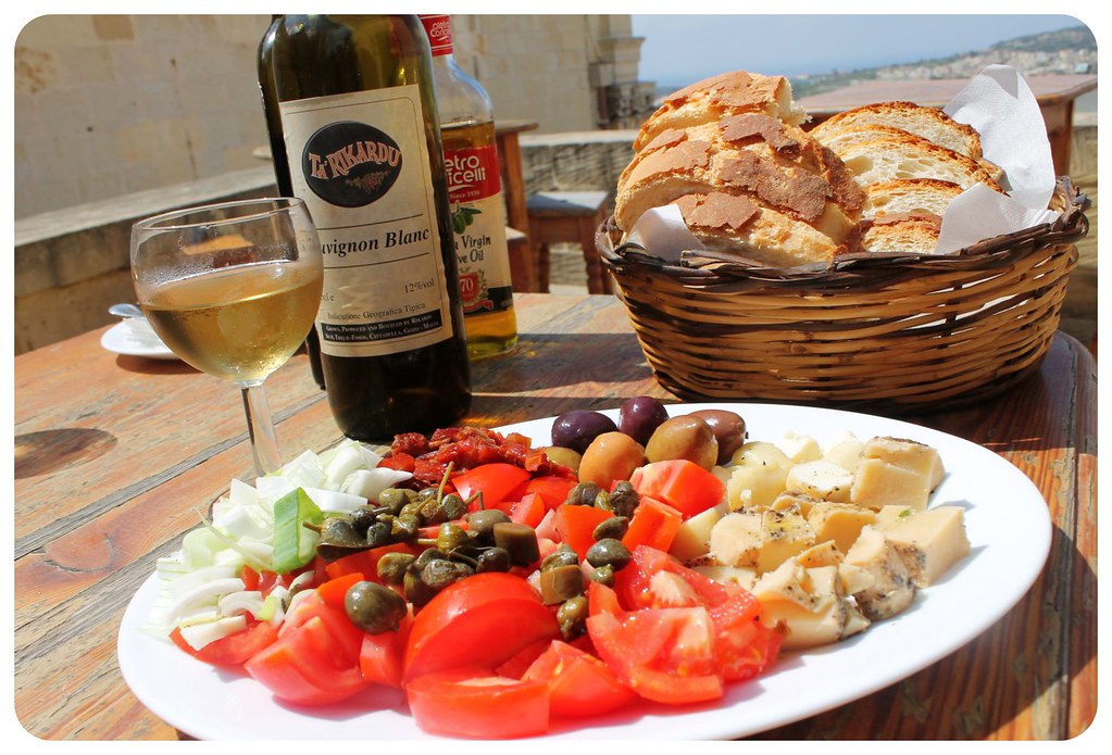 Traditional Maltese cuisine at Ta' Rikardu Restaurant in Victoria, Gozo.