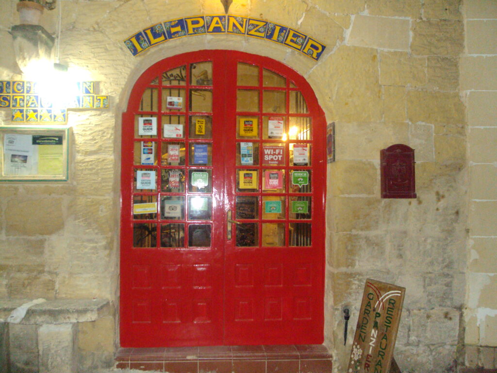 Authentic Maltese and Mediterranean dishes at Il-Panzier Restaurant in Victoria, Gozo.