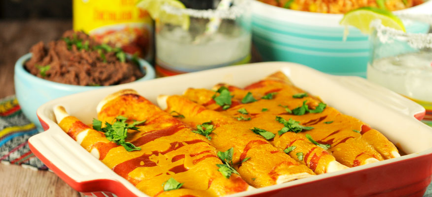 Jackfruit Enchiladas Maltese Way