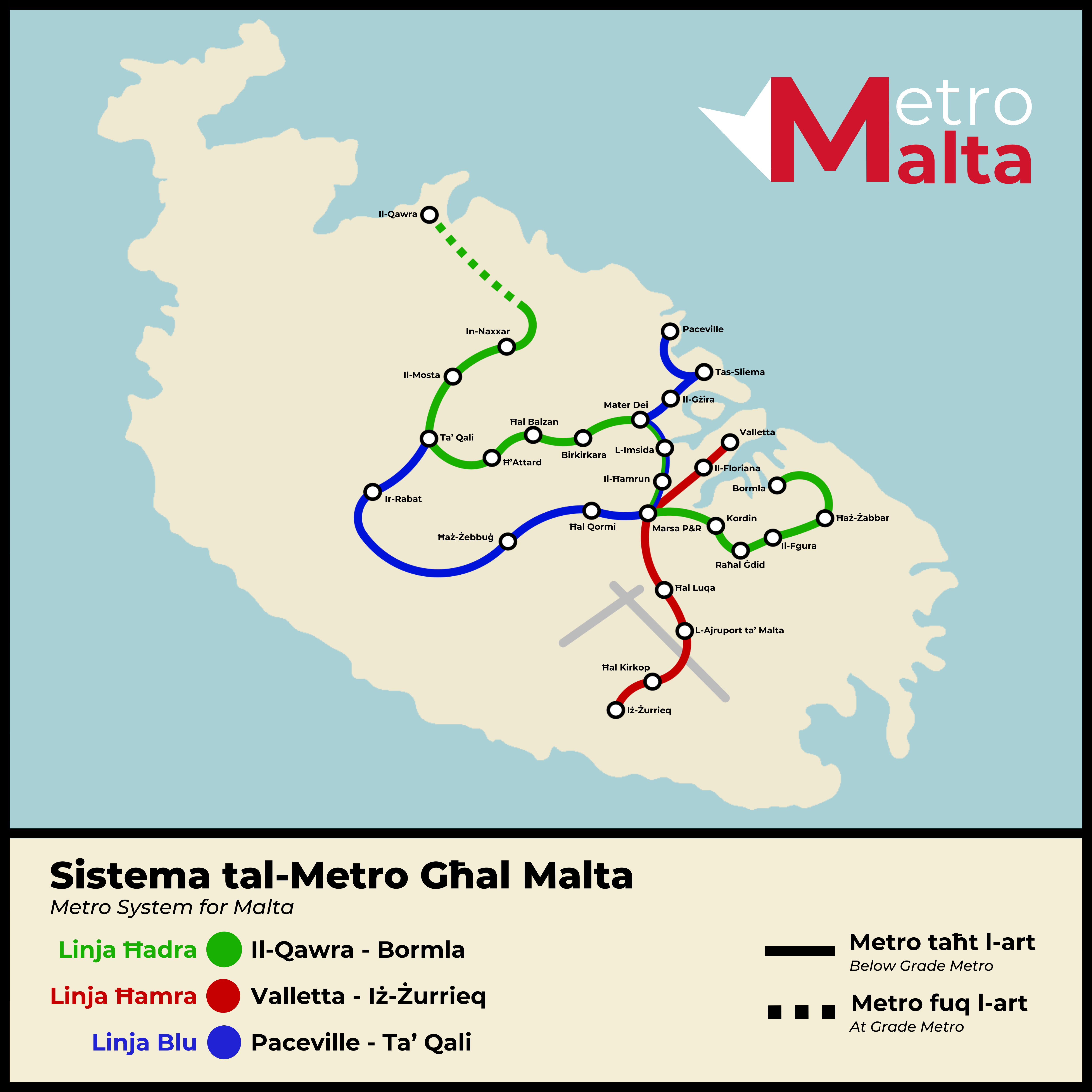 MaltaMetro #SustainableTransport: Transforming Malta’s Urban Future